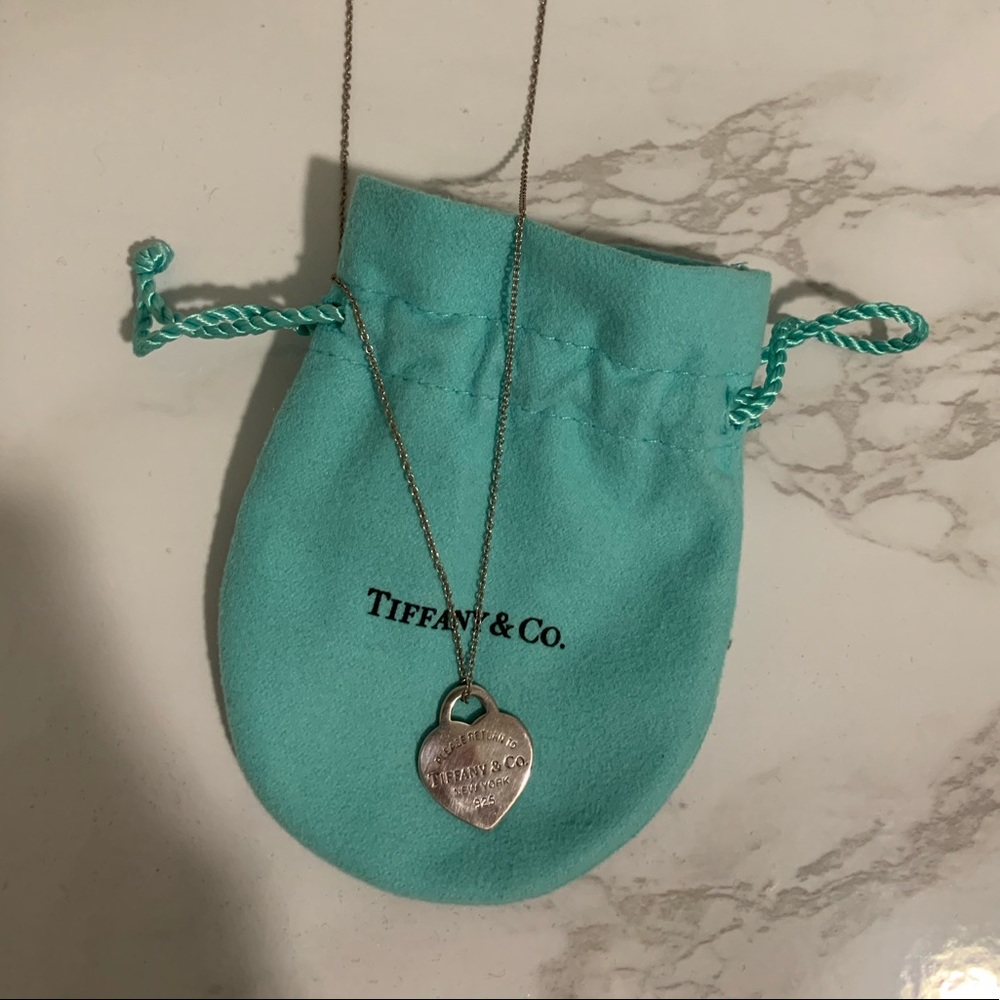 Tiffany & Company heart pendant necklace